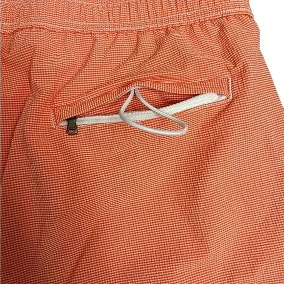 Onia Charles 7” Pull On Swim Shorts in Corral and White Men’s size XL - Picture 7 of 14